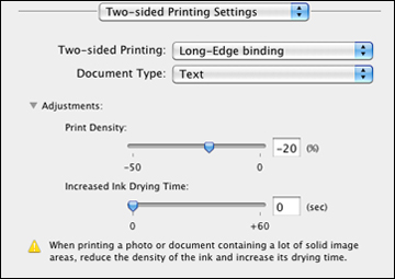 how to set up double sided printing for word on mac